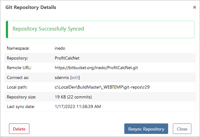 bitbucket-successfully-synced