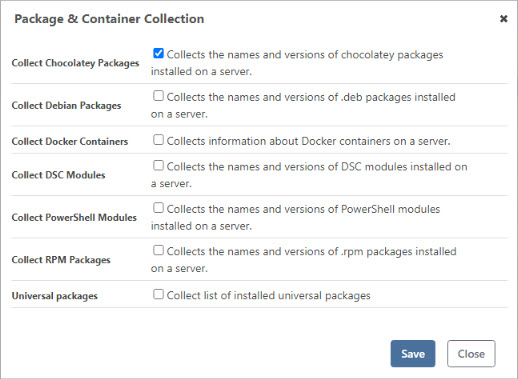 Chocolatey Package Scanning