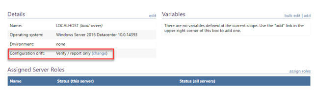 Server Configuration Drift