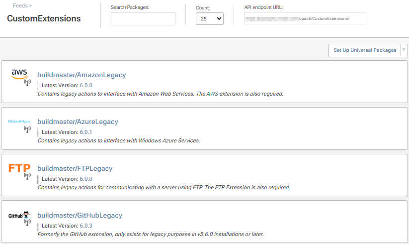 Extension Feed