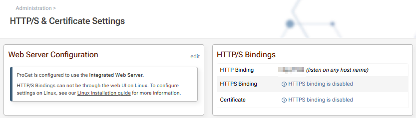 HTTPS Settings