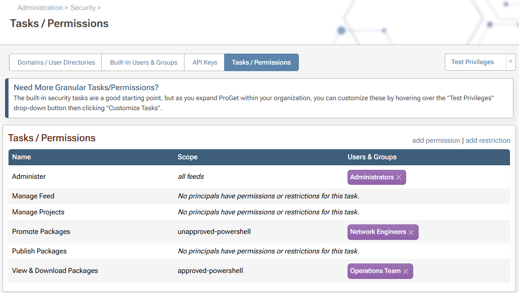 Permissions Overview