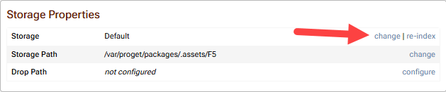 Change Storage Location