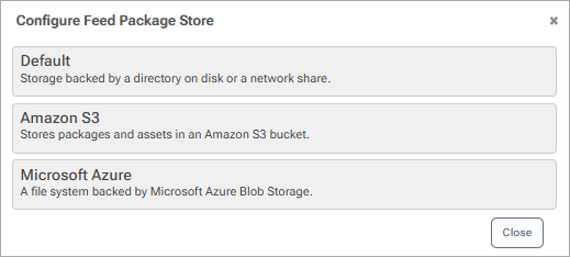 Storage Options