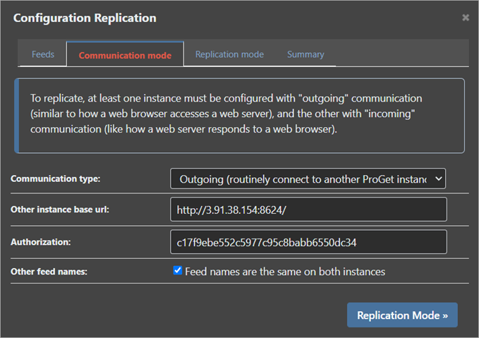 Configure Disaster Recovery Communication
