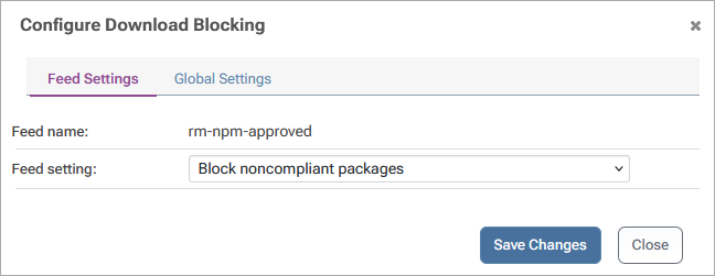 Configure Blocked