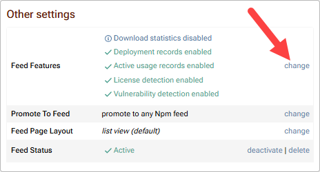Feed Features