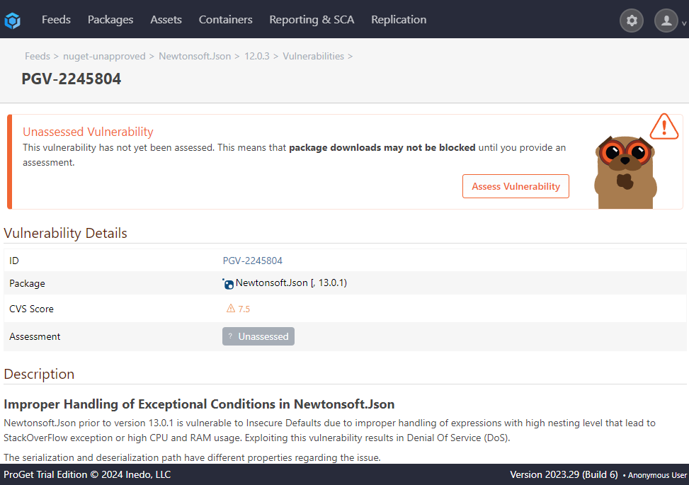 proget-package-vulnerability-details