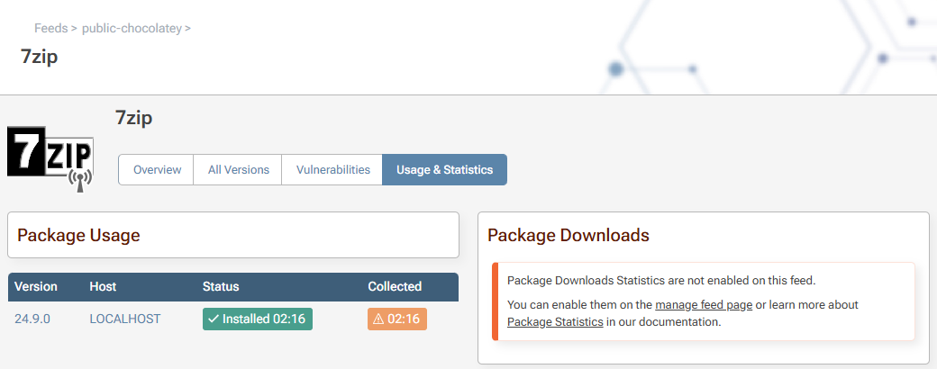 Package Usage