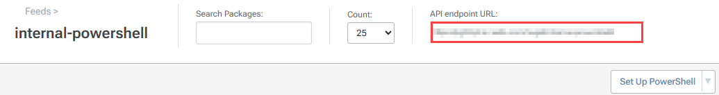 PowerShell Feed Endpoint