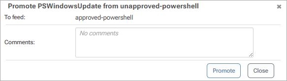 Approved Feed Options