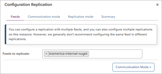 Add Production Feed