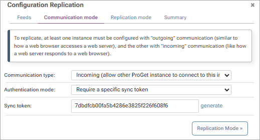 Configure Replication