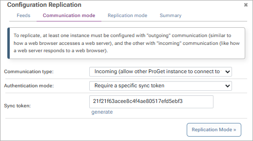 Configure Replication