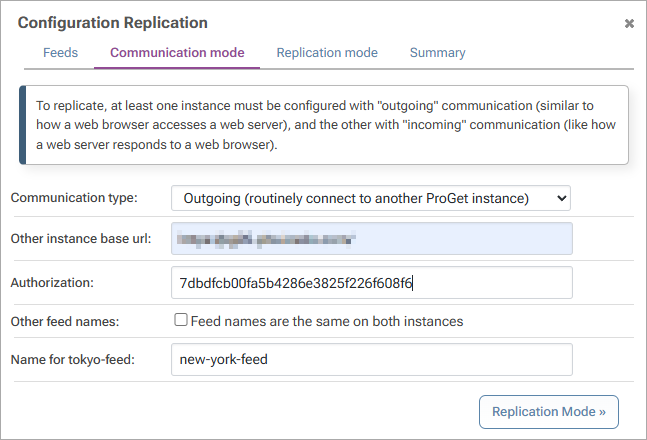 Configure Replication