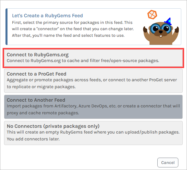 RubyGems Connector