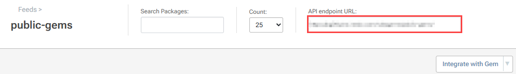 RubyGems URL